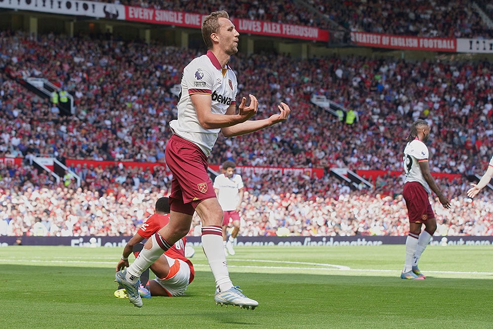 English Premier League soccer Manchester United Vs West Ham: Tomas Soucek