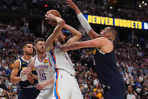 NBA Basketball Playoffs: Oklahoma City Thunder vs Denver Nuggets