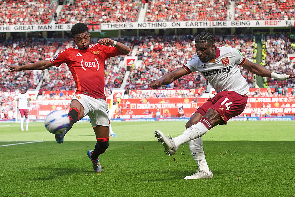 English Premier League soccer Manchester United Vs West Ham: Mohammed Kudus