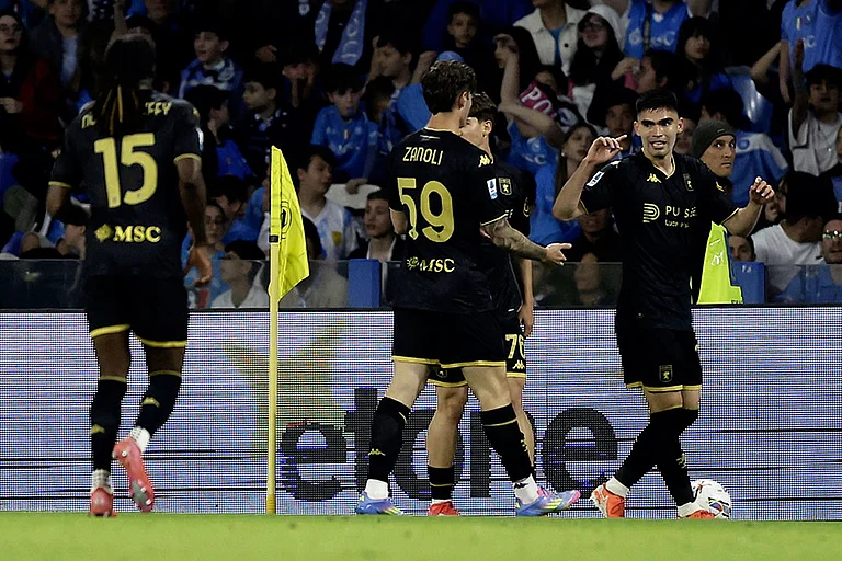 Serie A 2024-25: Napoli vs Genoa - | Photo: Alessandro Garofalo/LaPresse via AP
