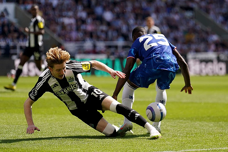 English Premier League soccer Newcastle United Vs Chelsea: Anthony Gordon