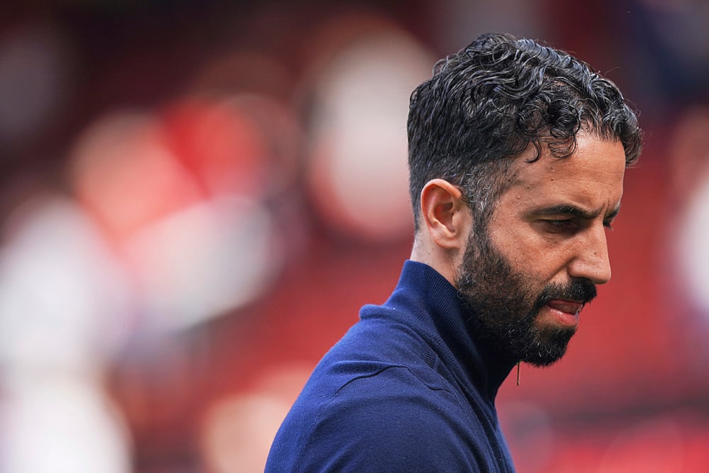 English Premier League soccer Manchester United Vs West Ham: Ruben Amorim 