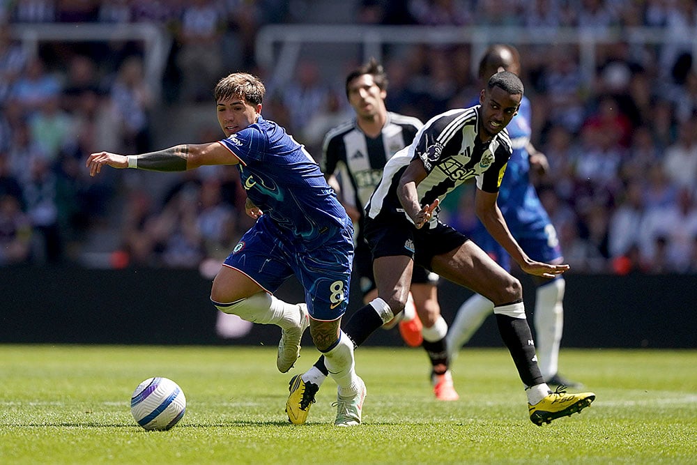 English Premier League soccer Newcastle United Vs Chelsea: Alexander Isak