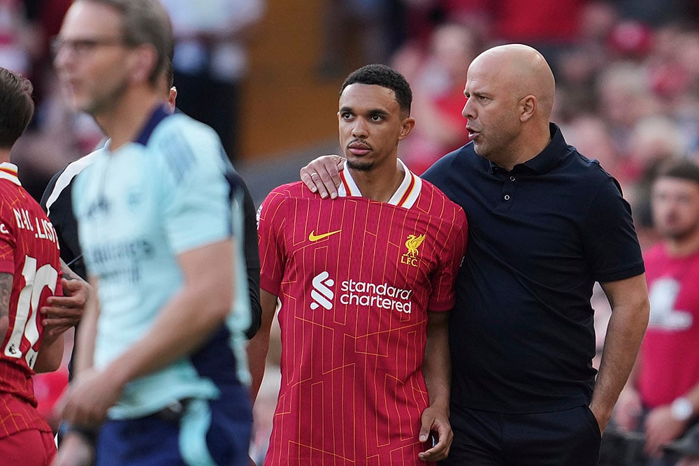 English Premier League soccer Liverpool vs Arsenal: Arne Slot