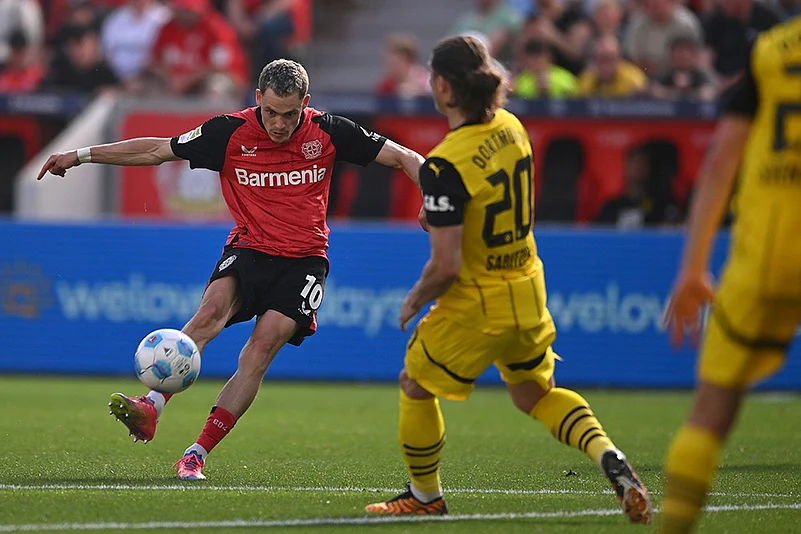 Germany Soccer Bundesliga Bayer 04 Leverkusen vs Borussia Dortmund: Florian Wirtz