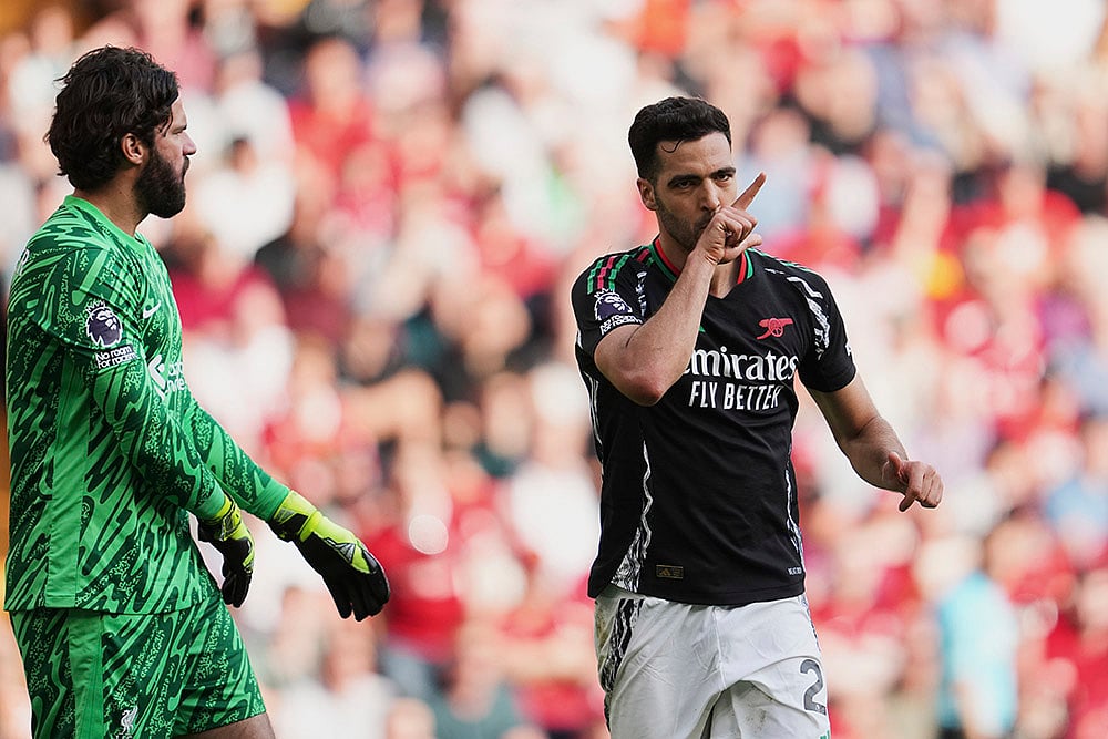 English Premier League soccer Liverpool vs Arsenal: Mikel Merino