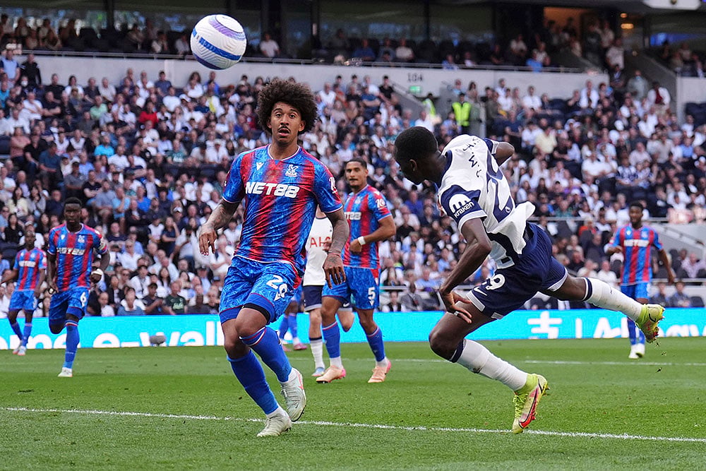 English Premier League soccer Tottenham Hotspur Vs Crystal Palace: Pape Matar Sarr