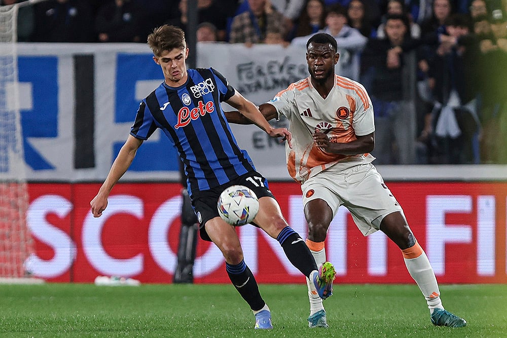 Italian soccer Serie A Atalanta Bergamo vs AS Roma: Charles De Ketelaere