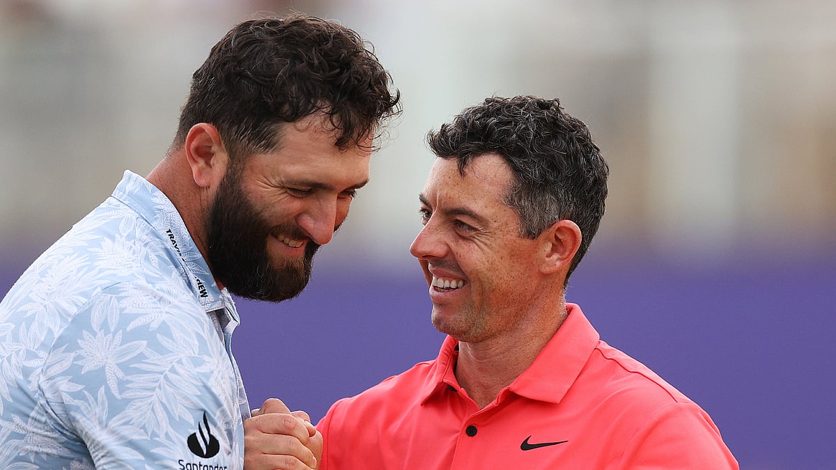 Jon Rahm and Rory McIlroy