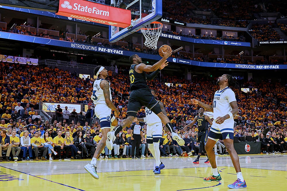 NBA Playoffs Western Conference Semifinals Golden State Warriors vs  Timberwolves: Jonathan Kuminga