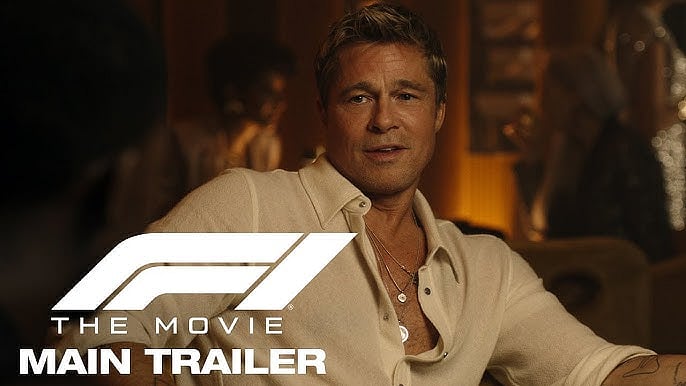 Brad Pitt in F1 trailer - YouTube