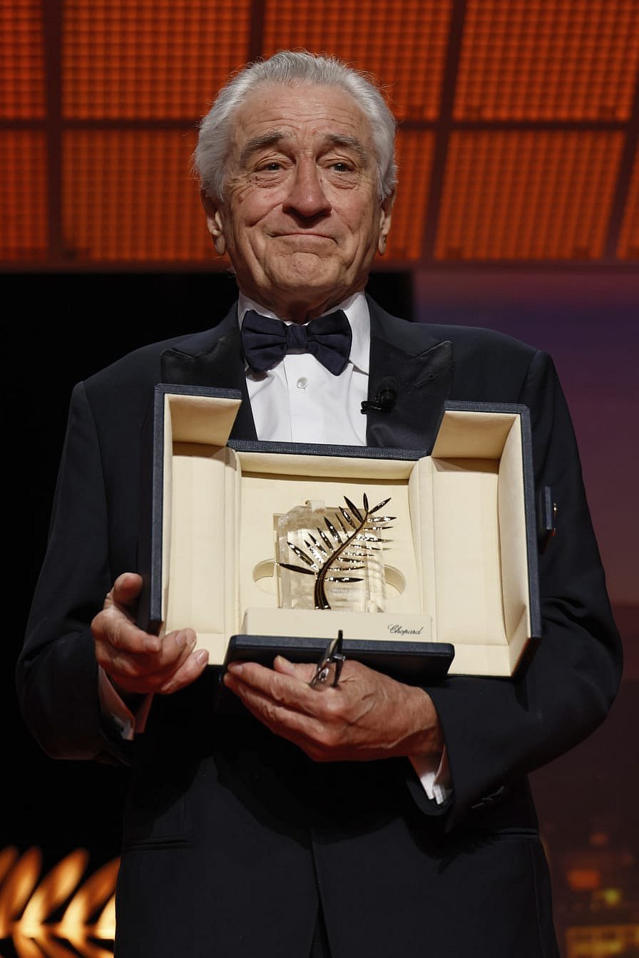 Robert De Niro receives the Palme dOr at Cannes 2025