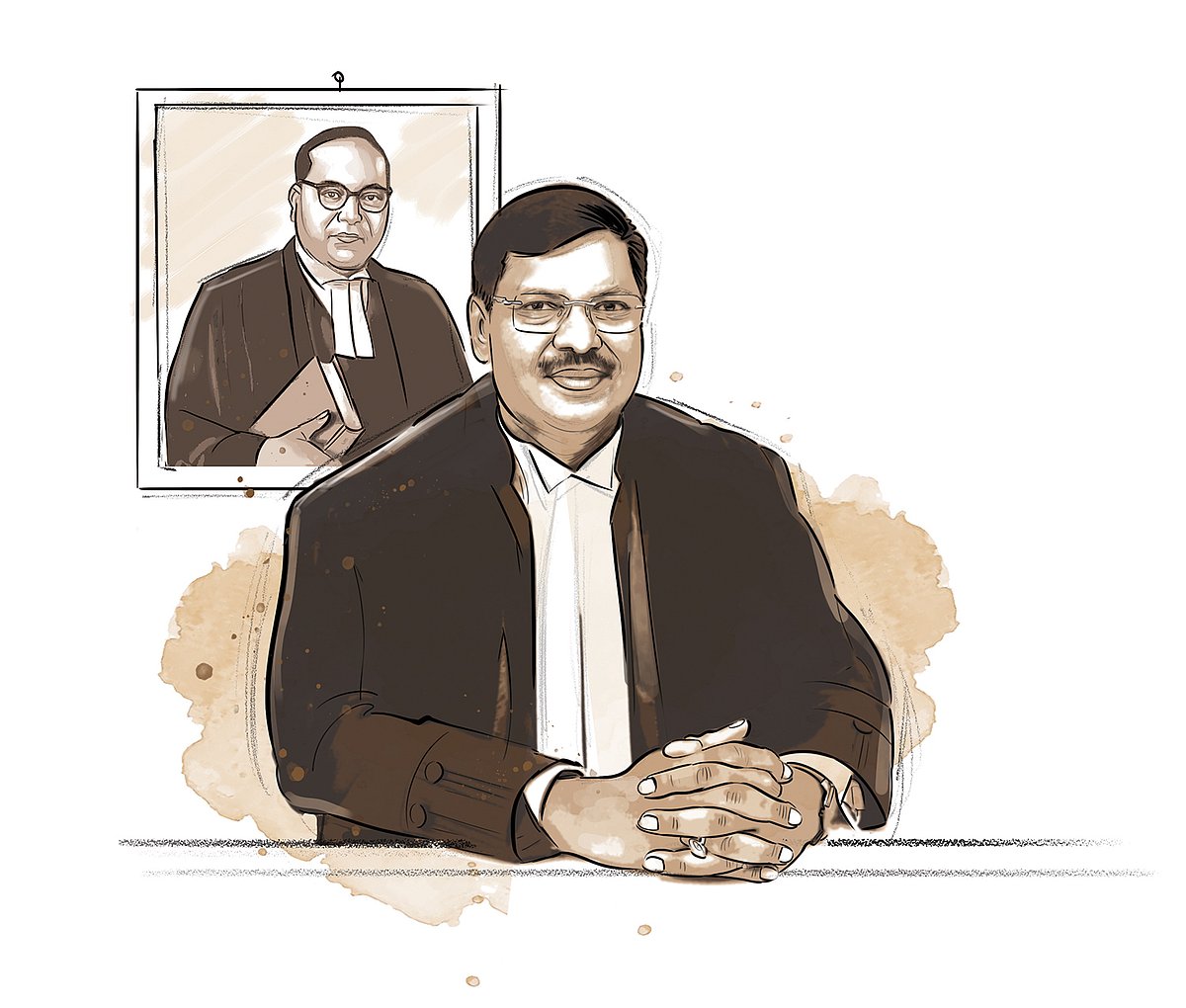 | X | : CJI BR Gavai:  Illustration by Saahil