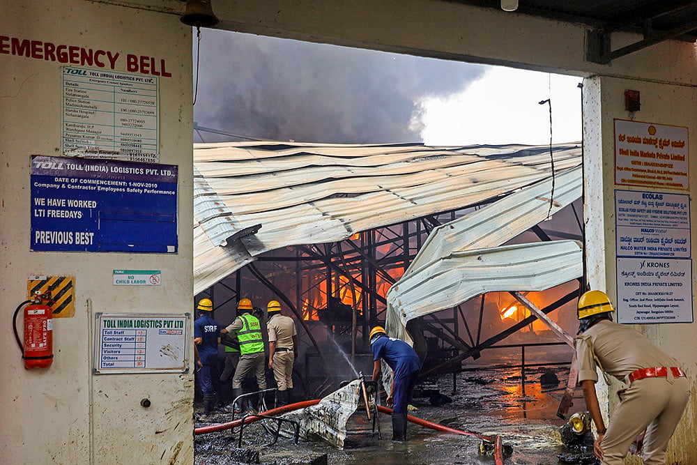 Fire in Bengaluru