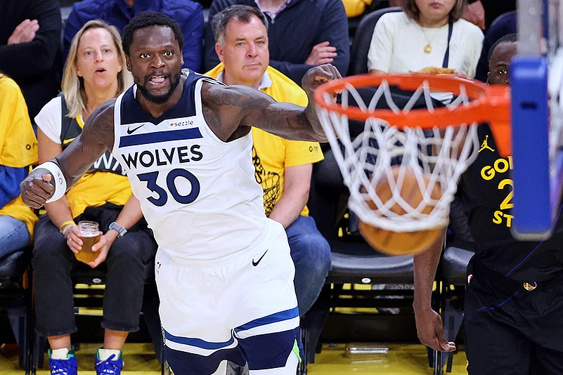 NBA Playoffs Semifinals Golden State Warriors vs Minnesota Timberwolves: Julius Randle
