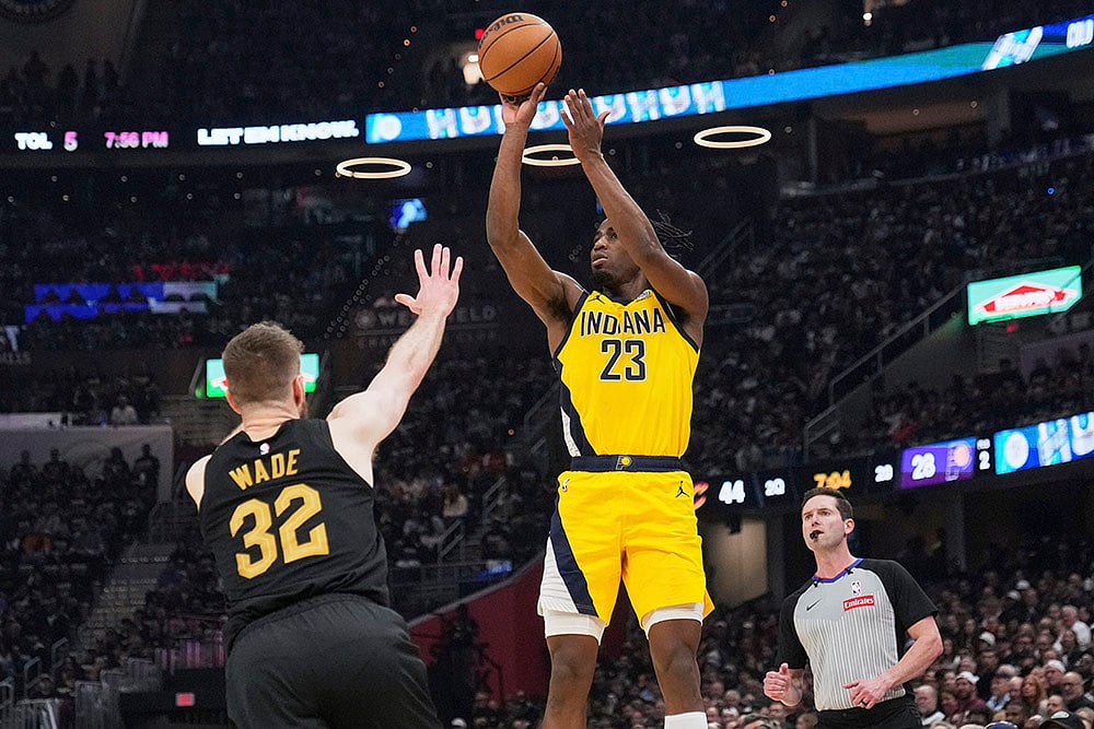 NBA playoff Eastern Conference Cleveland semi finals Cavaliers vs Indiana Pacers: Aaron Nesmith