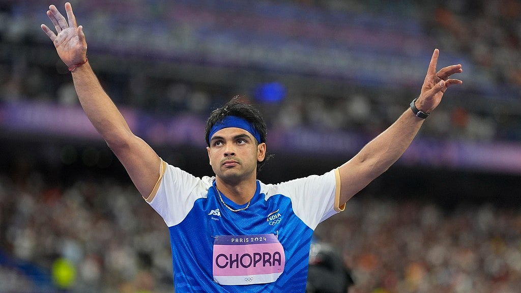 Neeraj Chopra had bagged silver medal in men's javelin throw at Paris Olympic Games 2024. - AP