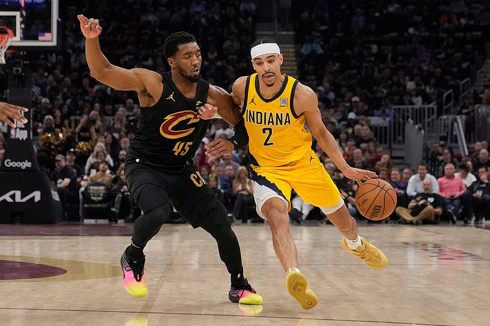 NBA playoff Eastern Conference Cleveland semi finals Cavaliers vs Indiana Pacers: Andrew Nembhard