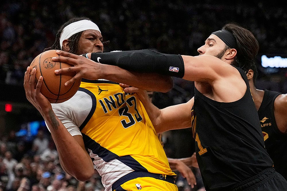 NBA playoff Eastern Conference Cleveland semi finals Cavaliers vs Indiana Pacers: Myles Turner