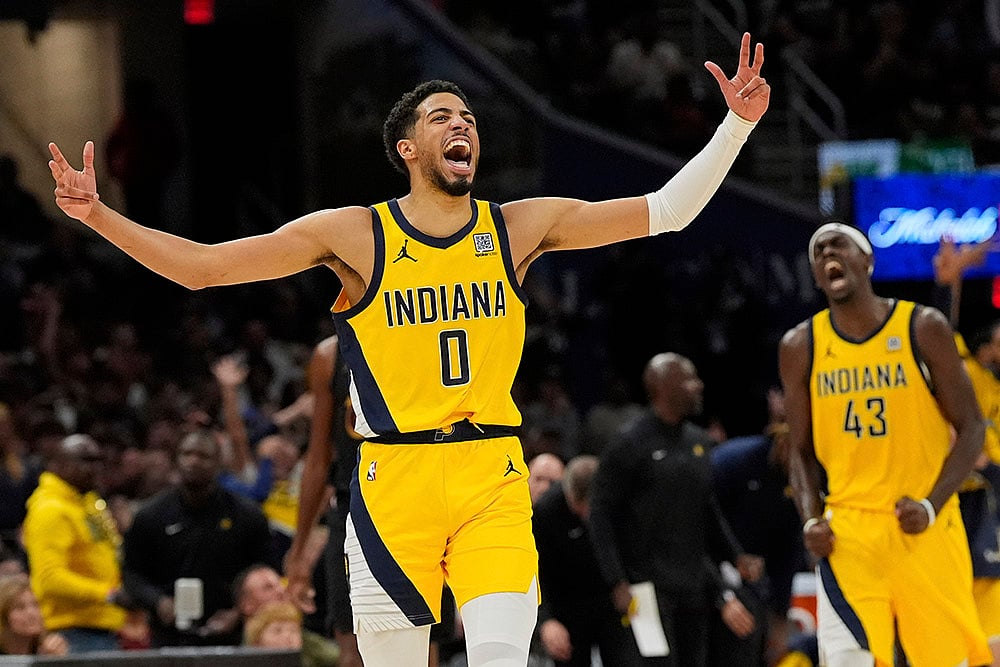 NBA playoff Eastern Conference Cleveland semi finals Cavaliers vs Indiana Pacers: Tyrese Haliburton