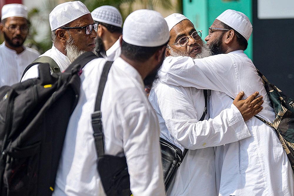Haj pilgrims in Agartala