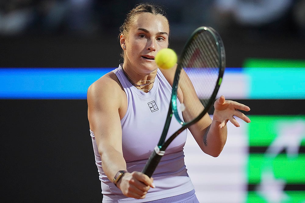WTA Italian Open tennis Zheng Qinwen vs Aryna Sabalenka pic_4
