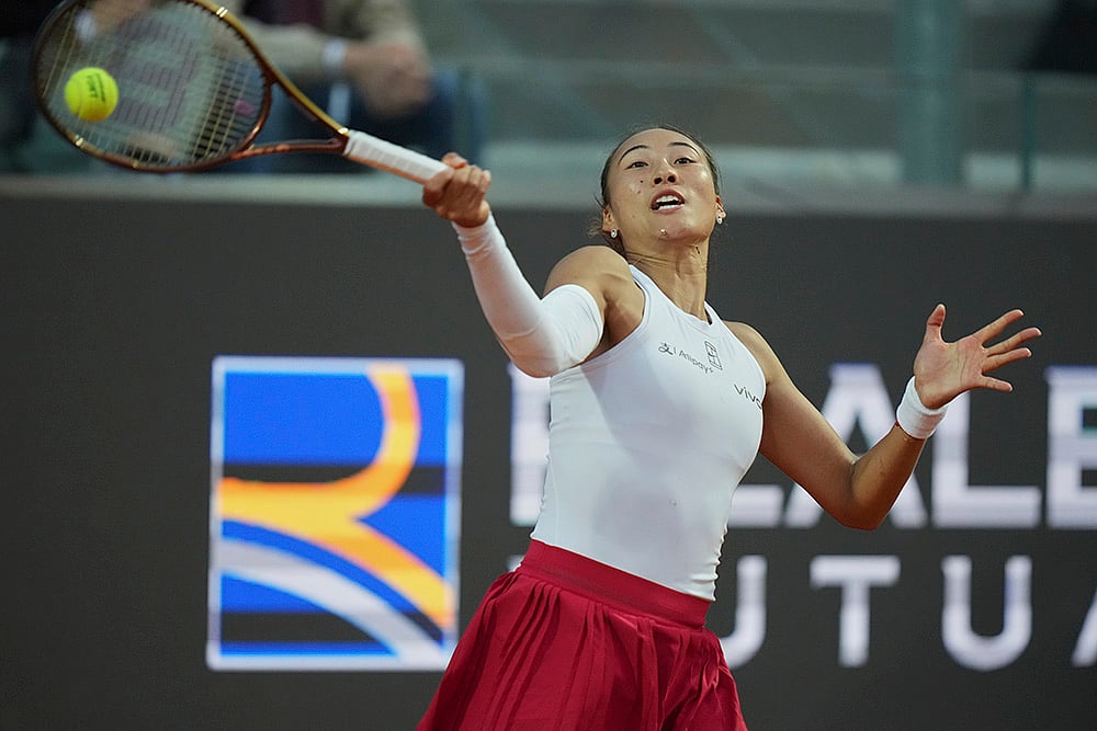 WTA Italian Open tennis Zheng Qinwen vs Aryna Sabalenka pic_9