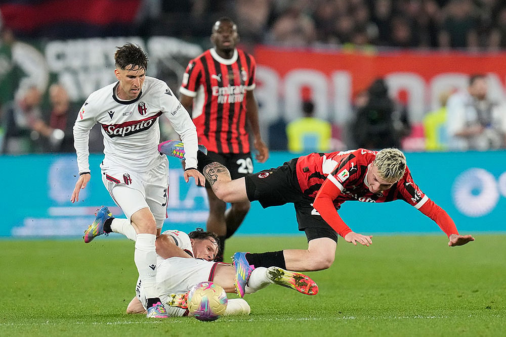 Italian Cup Final Soccer Match: Bologna vs AC Milan