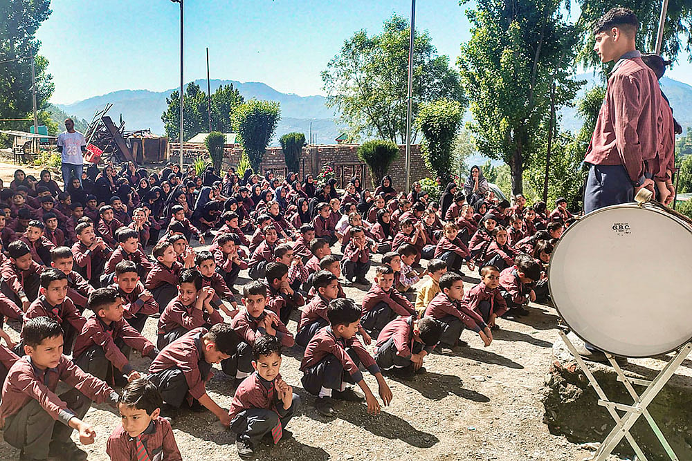 Educational institutions reopen in J&K