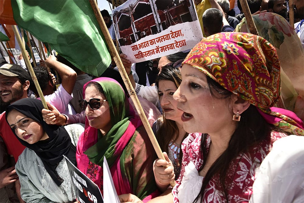 Pahalgam attack aftermath Tiranga rally in Srinagar in support of Operation Sindoor