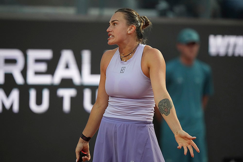 WTA Italian Open tennis Zheng Qinwen vs Aryna Sabalenka pic_8