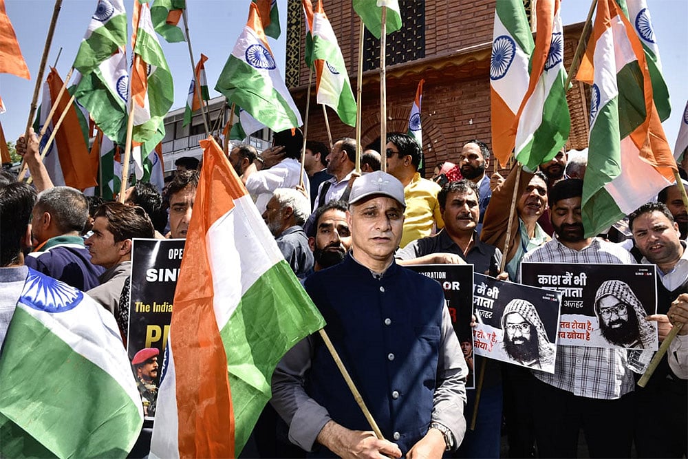 Pahalgam attack aftermath Tiranga rally in Srinagar in support of Operation Sindoor
