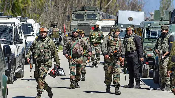 PTI : Security forces in Jammu and Kashmir 