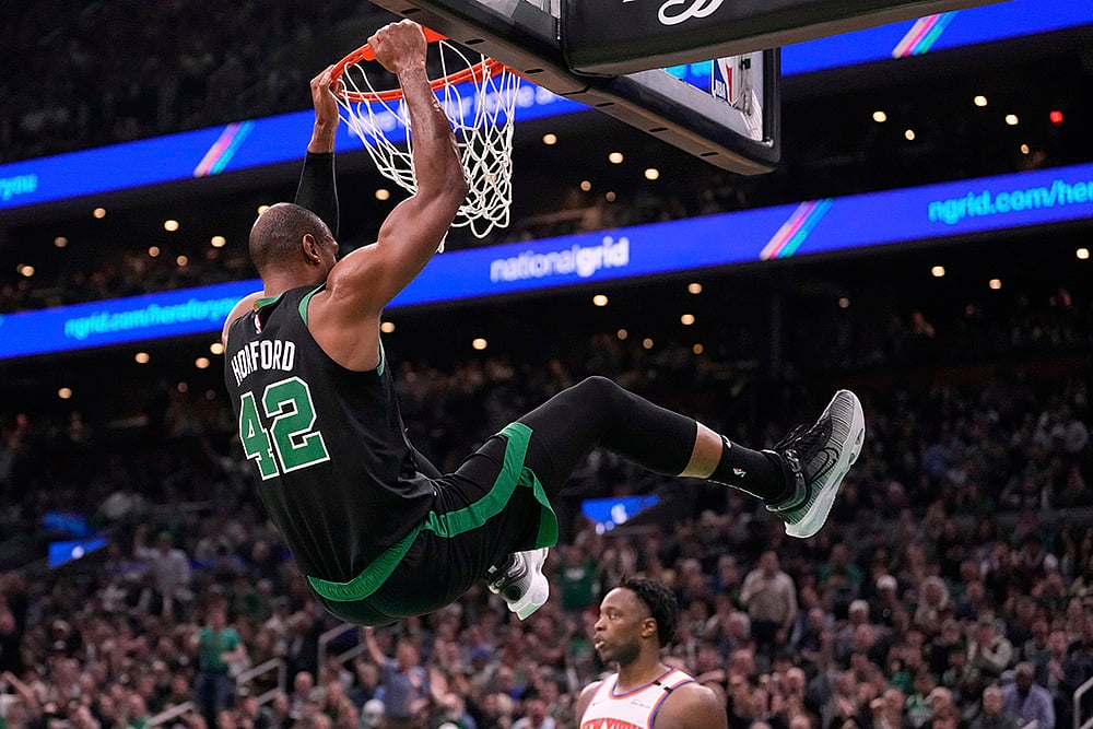 NBA basketball second-round playoff Boston Celtics vs New York Knicks: Al Horford