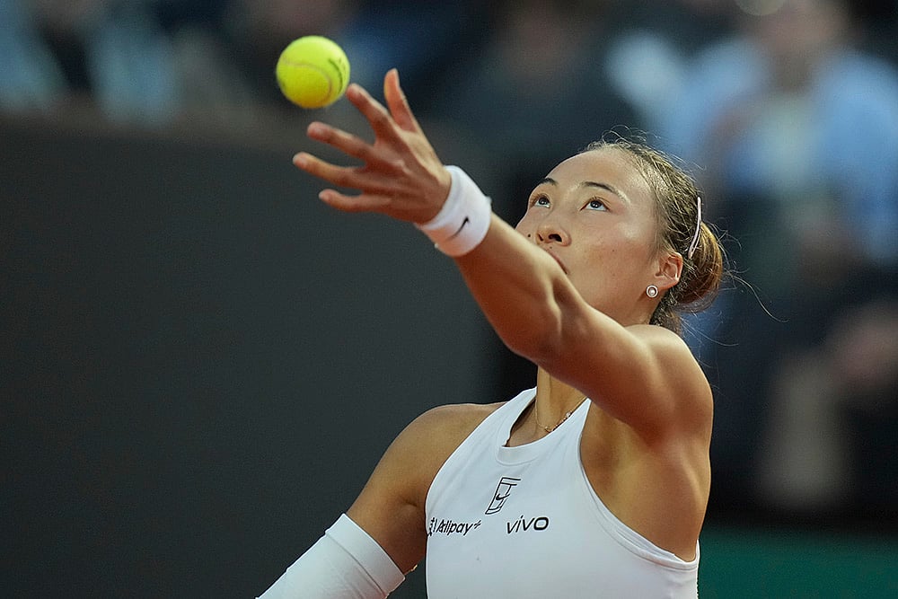 WTA Italian Open tennis Zheng Qinwen vs Aryna Sabalenka pic_6