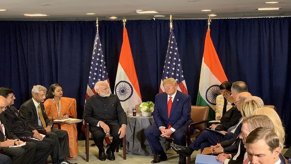 Us Prez Donald Trump and India's Prime Minister Modi - | File Pic |