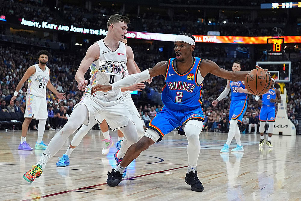 NBA Basketball Playoffs: Denver Nuggets vs Oklahoma City Thunder