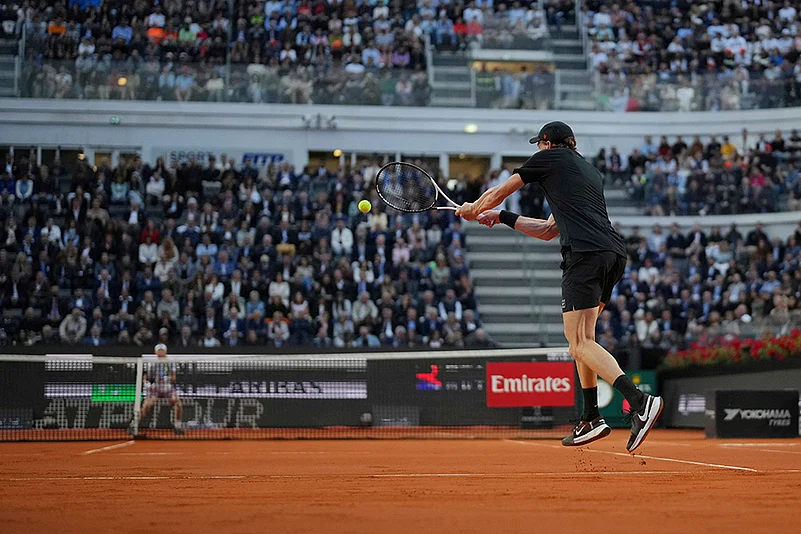 Italian Open Tennis Tournament Jannik Sinner vs Casper Ruud_5