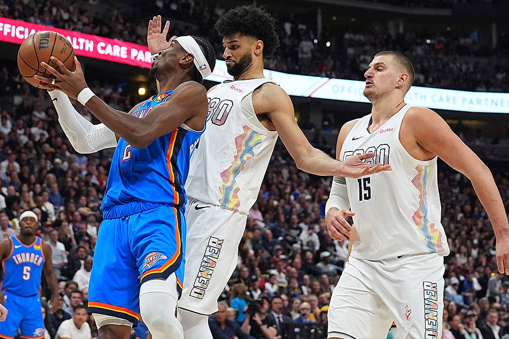 NBA Basketball Playoffs: Oklahoma City Thunder vs Denver Nuggets