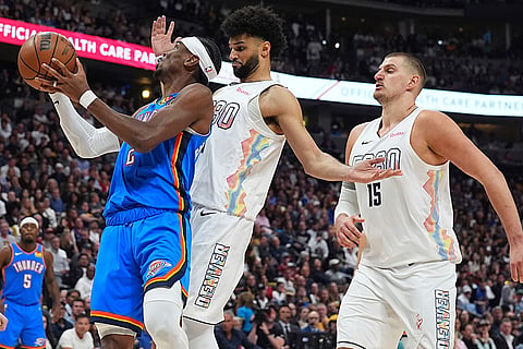 NBA Basketball Playoffs: Denver Nuggets vs Oklahoma City Thunder