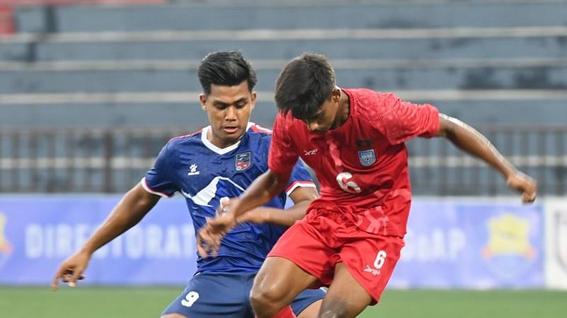 india football team X nepal vs bangladesh