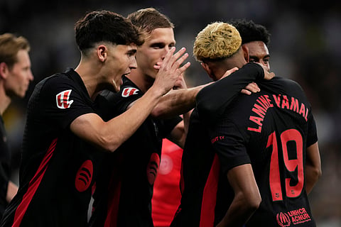Lamine Yamal scored the opener and set up the second as FC Barcelona beat Espanyol 2-0. The win helped Barca lift the Spanish La Liga 2024-25 crown.