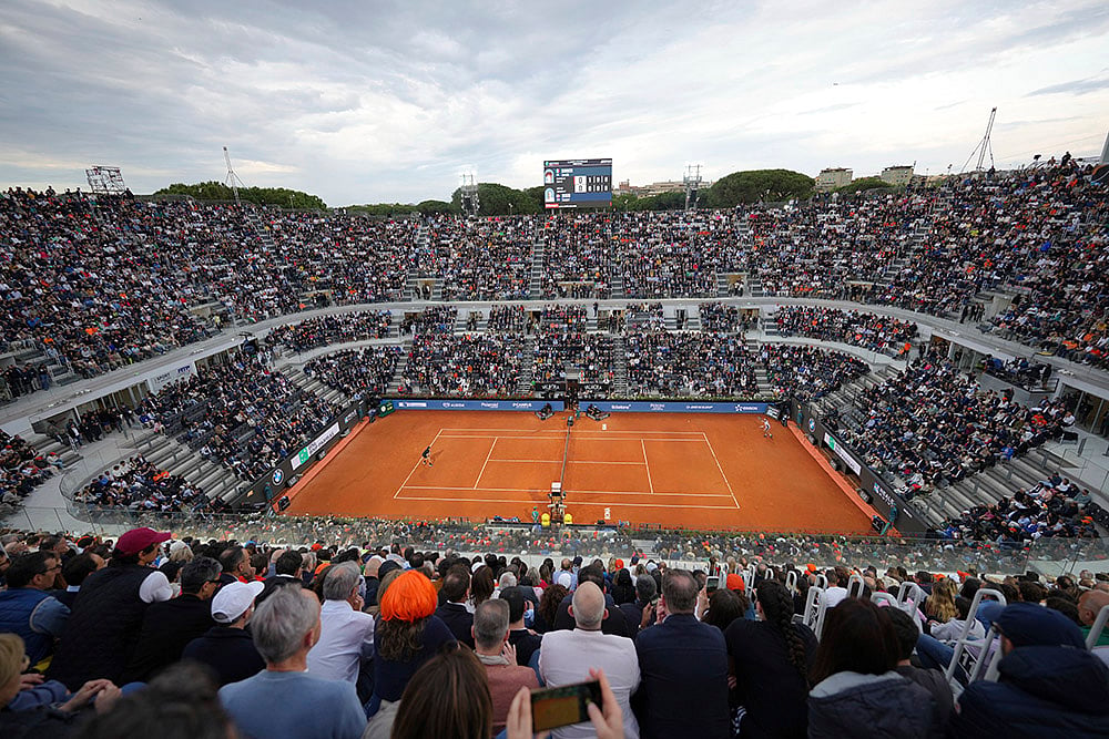 Italian Open Tennis Tournament Jannik Sinner vs Casper Ruud_10