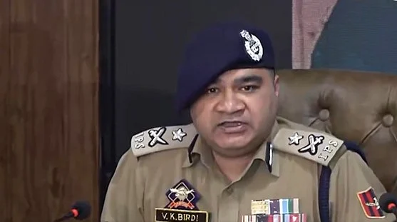 VK Birdi, Inspector General of Police for Kashmir Zone