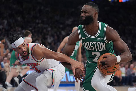 NBA Basketball Game: New York Knicks vs Boston Celtics