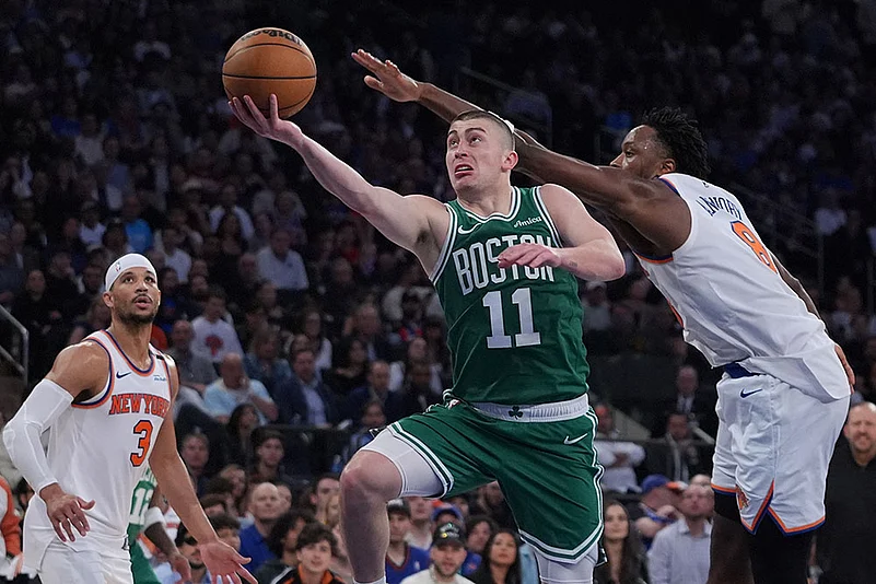 NBA Basketball: Boston Celtics vs New York Knicks