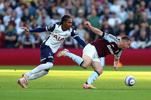 English Premier League Soccer Match: Tottenham Hotspur vs Aston Villa