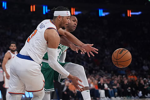 NBA Basketball Game: Boston Celtics vs New York Knicks