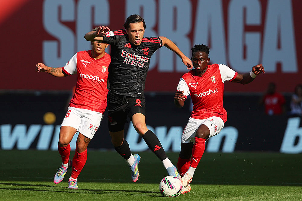 Portuguese league Liga Portugal 2024-25 SC Braga vs SL Benfica: Alvaro Carreras