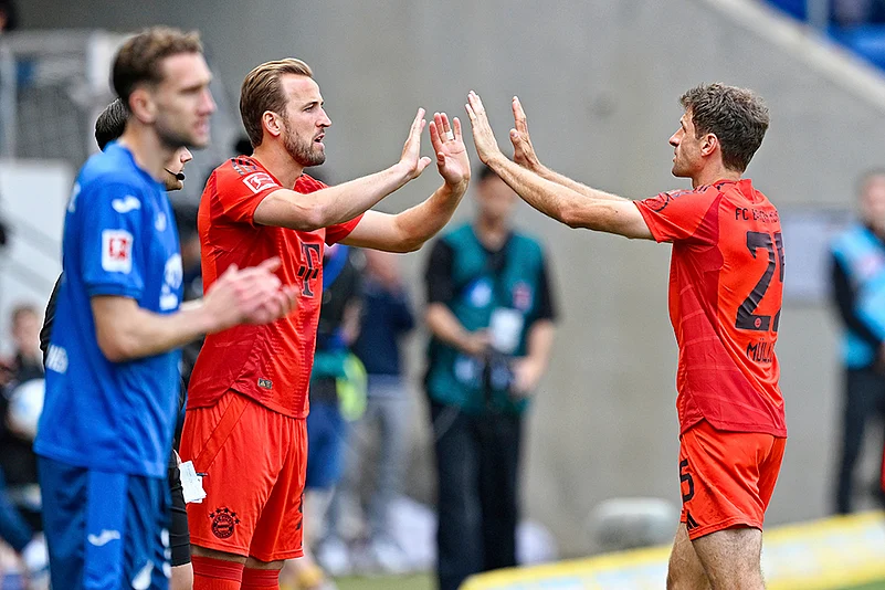 Germany Soccer Bundesliga Hoffenheim vs Bayern Munich: Thomas Mueller